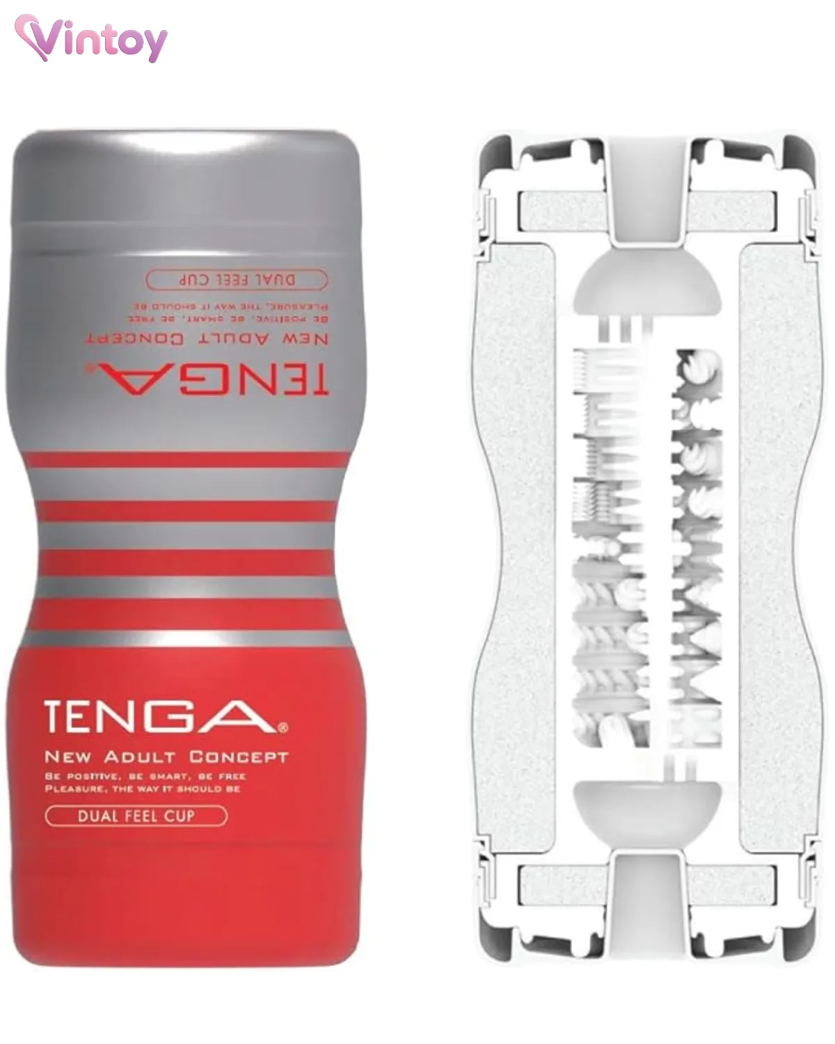 Cốc thủ dâm Tenga Double Hole có nhú mô silicon kích thích cực sướng