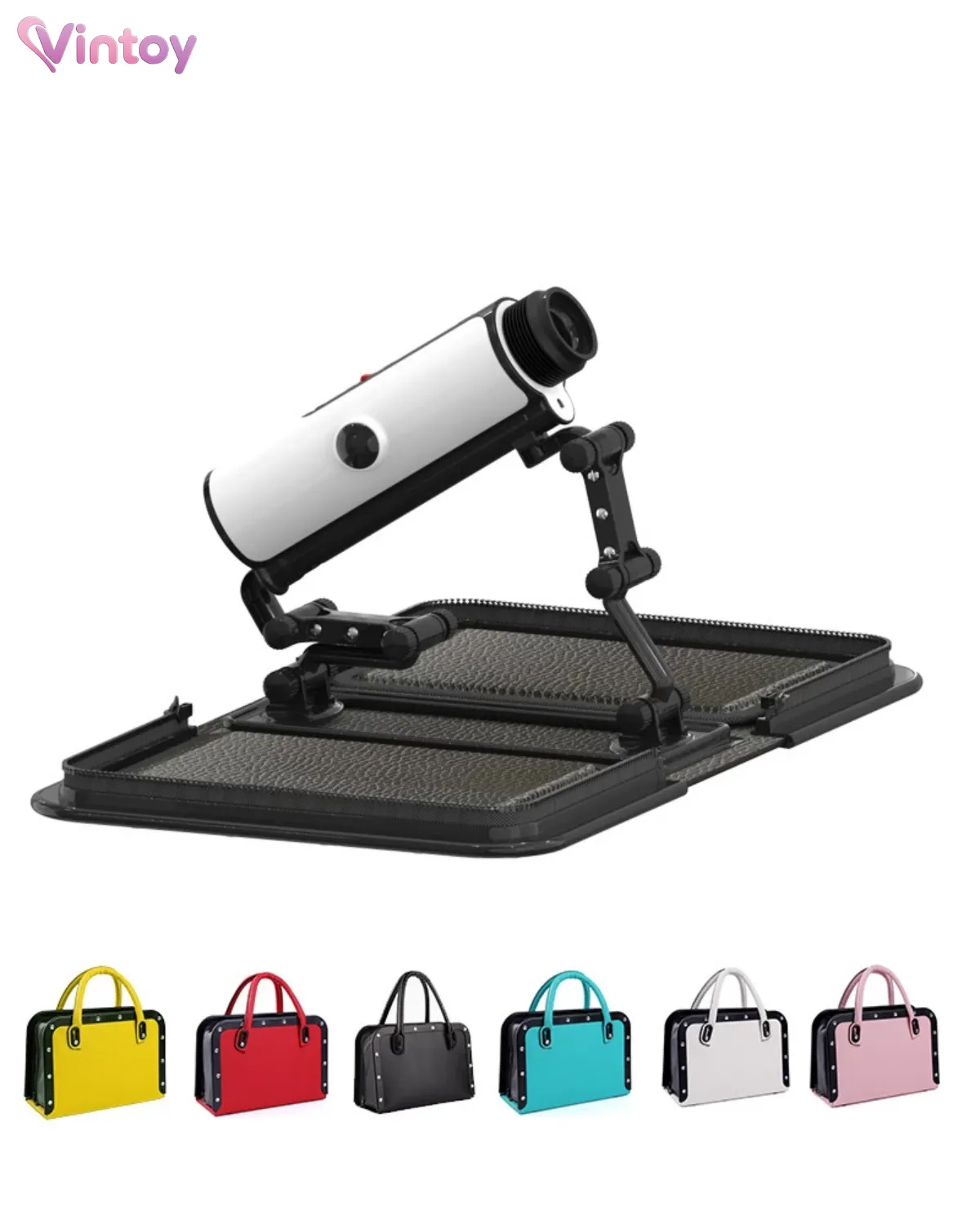 Dương vật giả Thụt Tỏa nhiệt Điều khiển từ xa dáng Túi xách - Ảnh 3