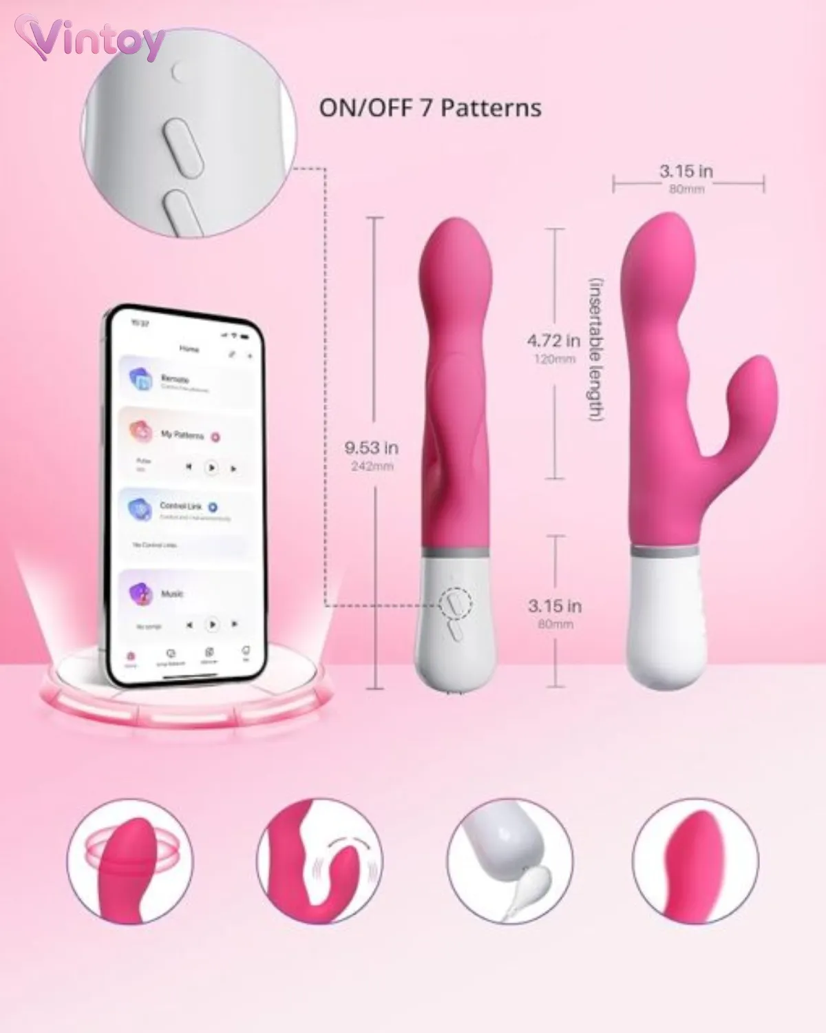 Đường kính 3.5cm, giống hệt bề ngang của dương vật giả đàn ông Việt Nam. Tự sướng không lo đau rát.