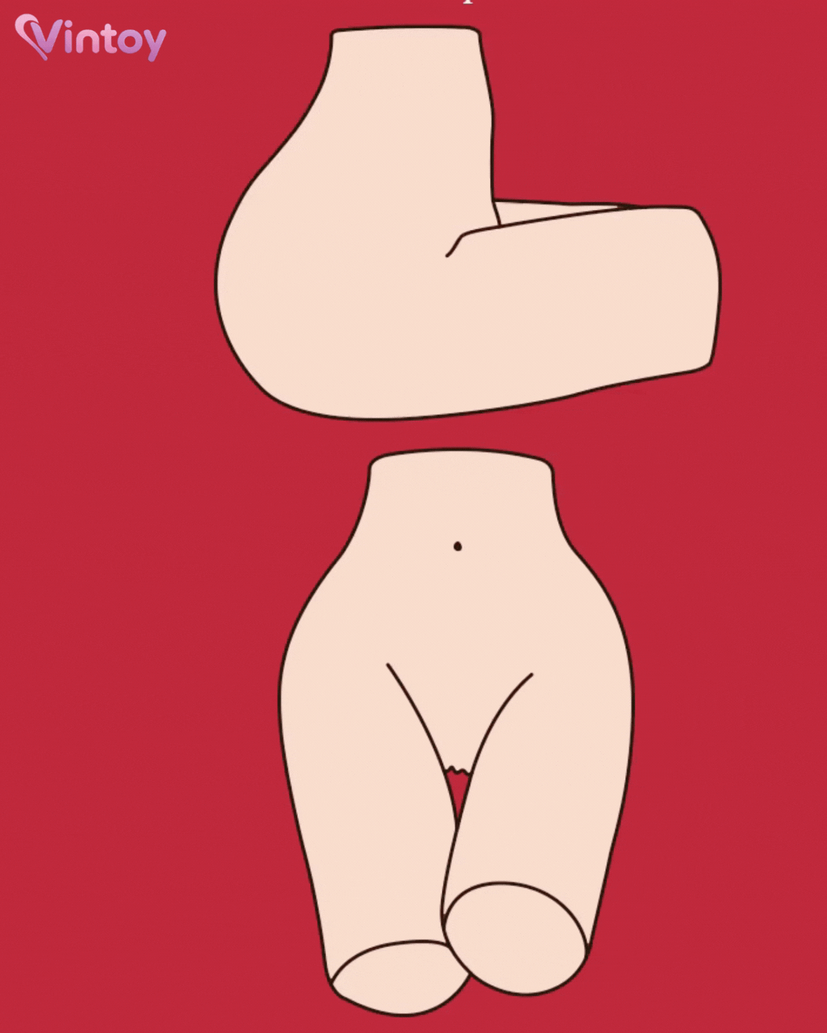 ManMiao Smart heated xoay hông, điều chỉnh tư thế, rung và sưởi ấm