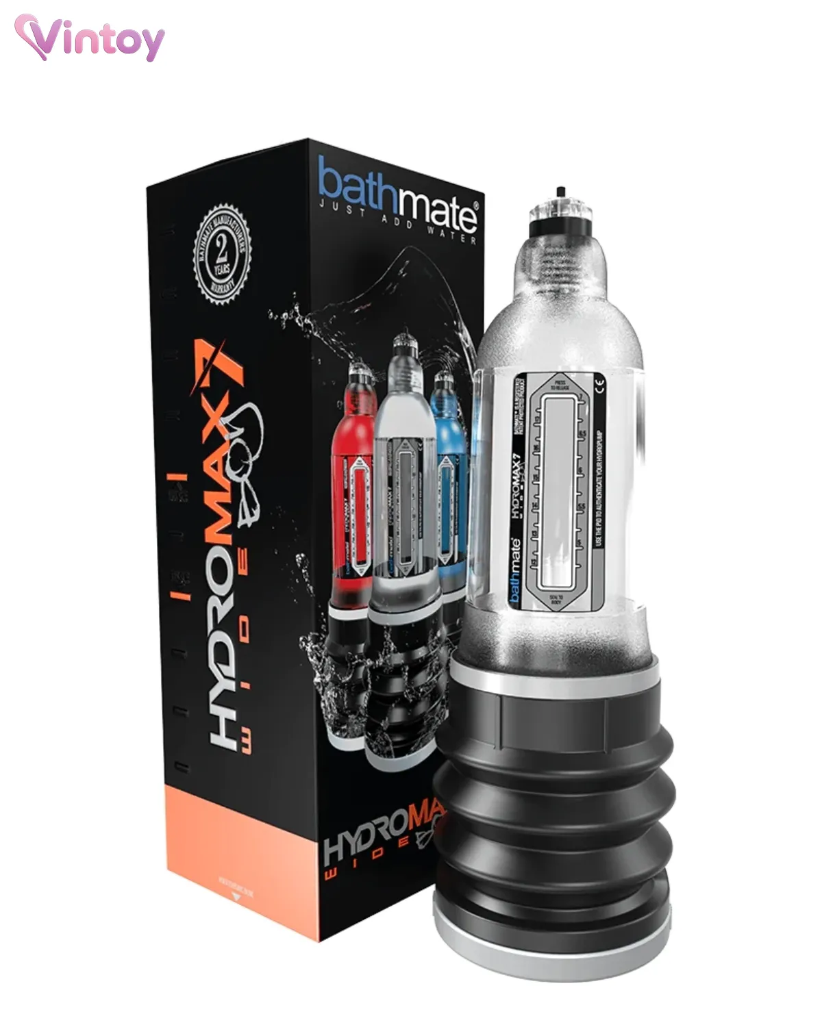 Bathmate Hydromax 7 Wide Boy Crystal Clear