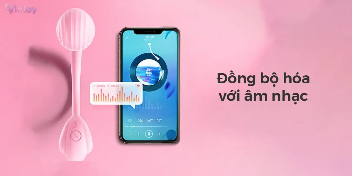 Trứng rung điều khiển thông minh qua smartphone