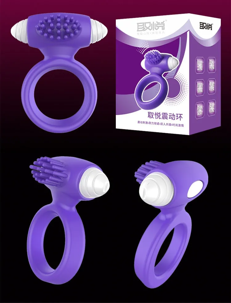 Vòng rung Ruyi kéo dài thời gian có rung đa chế độ gai nổi lớn 4