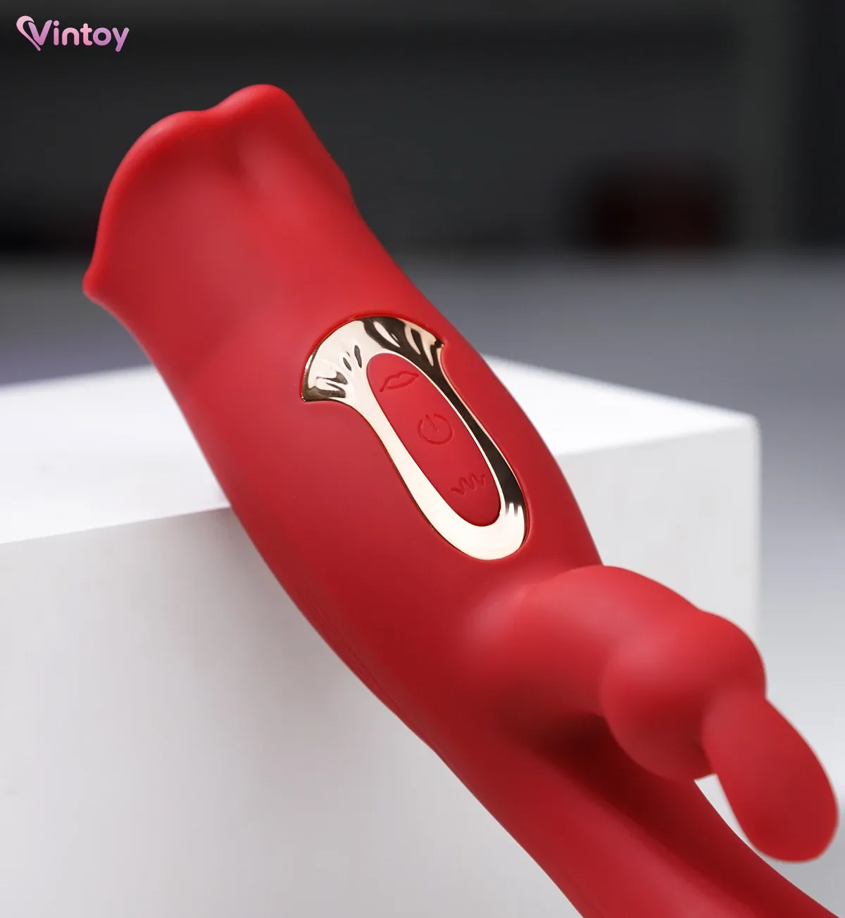 Cu giả rung hai đầu kích thích rung điểm G, miệng lưỡi liếm âm vật núm vú 5