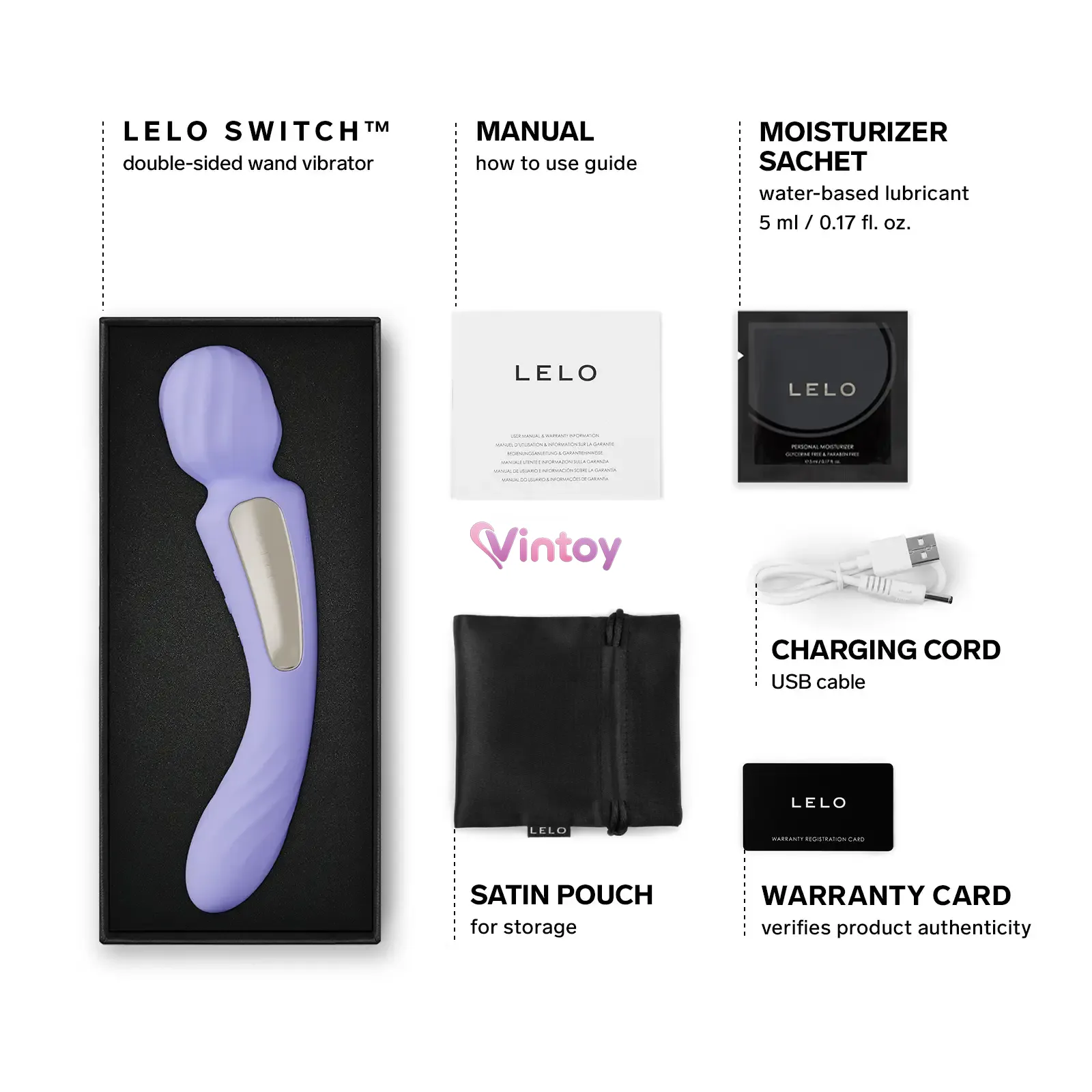 Chày rung Lelo Switch 2 đầu điều khiển bằng App điện thoại 15