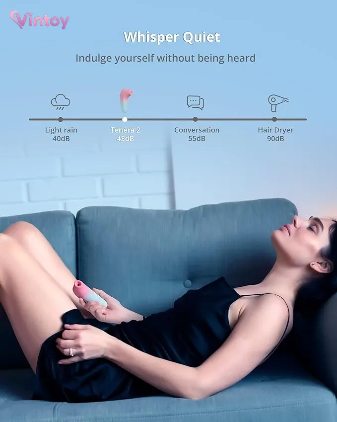 Máy bú hút âm đạo Lovense Tenera 2 kết nối App hiện đại 13