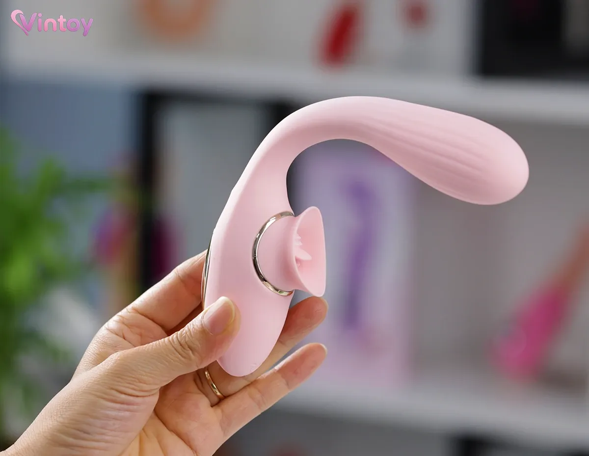 Máy rung liếm NVTOYS Disa kết hợp kích thích điểm G cực phê 7