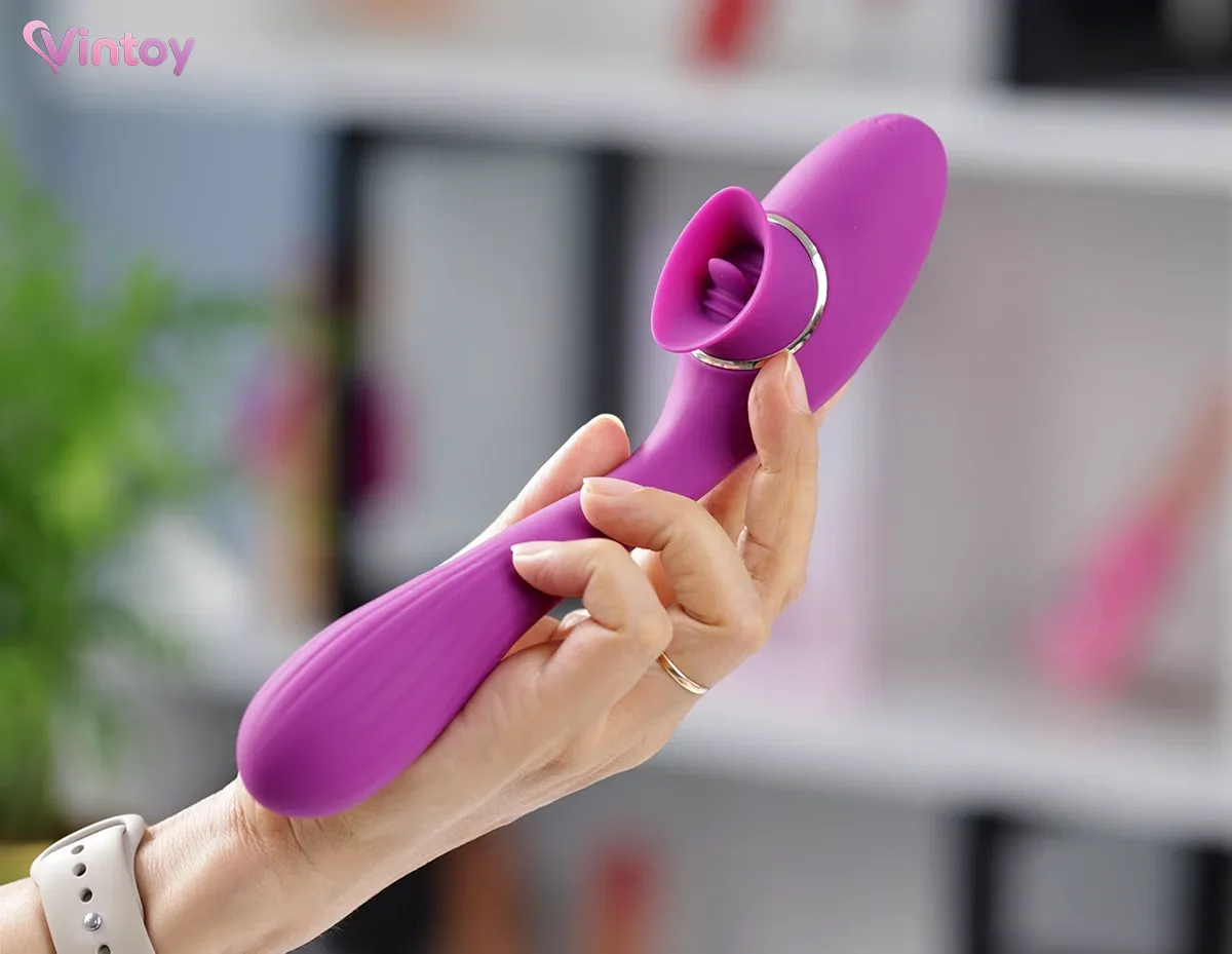 Máy rung liếm NVTOYS Disa kết hợp kích thích điểm G cực phê 8