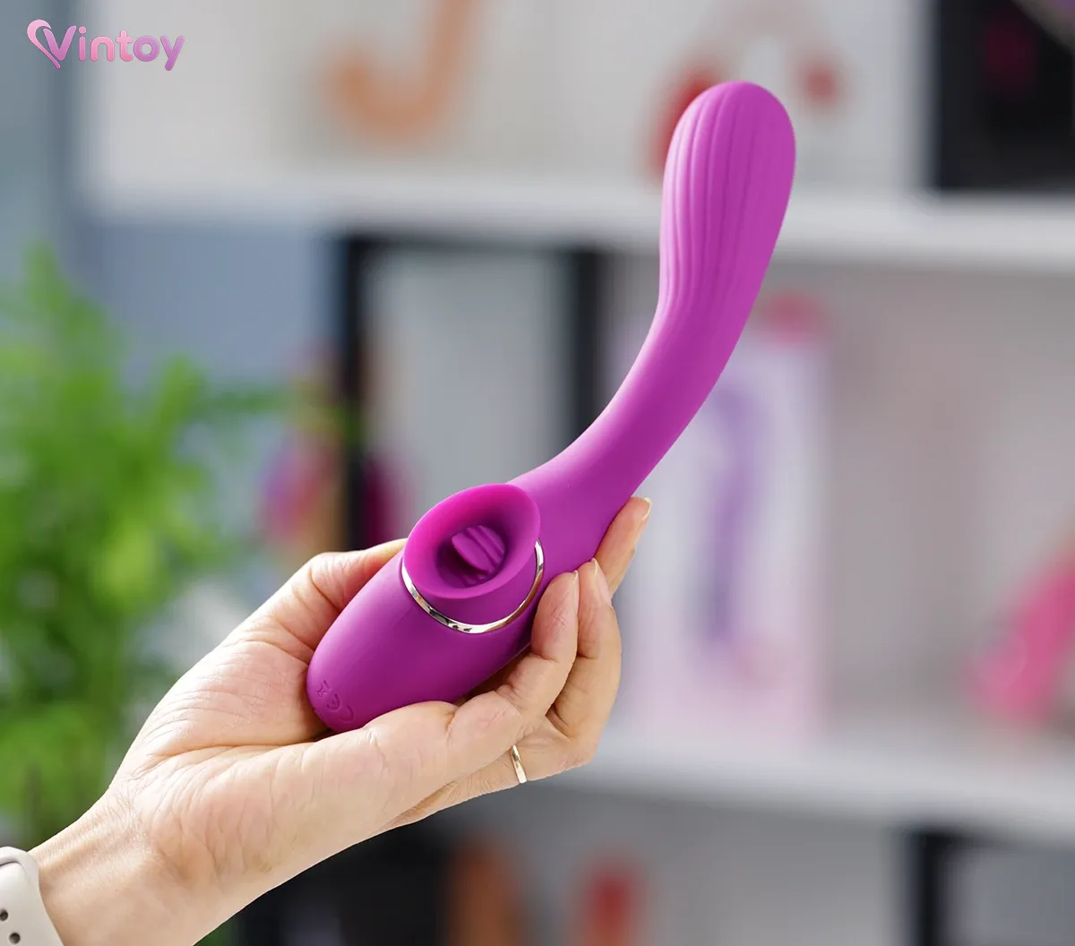Máy rung liếm NVTOYS Disa kết hợp kích thích điểm G cực phê 9