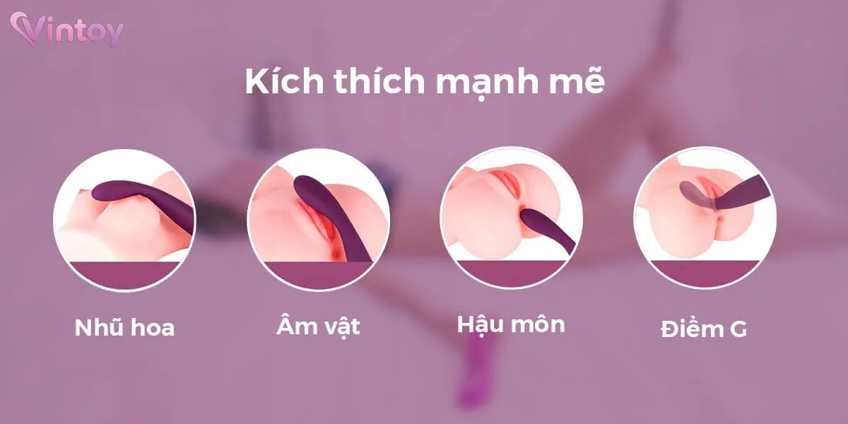 Svakom Cici máy massage kích thích điểm G 25 chế độ rung 5