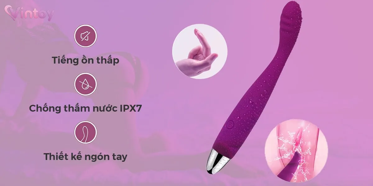 Svakom Cici máy massage kích thích điểm G 25 chế độ rung 8