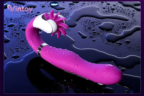 Máy massage tình yêu CHI Lưỡi giả rung xoay 12 chế độ tỏa nhiệt 11