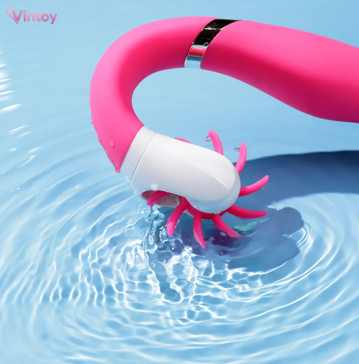 Máy massage tình yêu CHI Lưỡi giả rung xoay 12 chế độ tỏa nhiệt 7