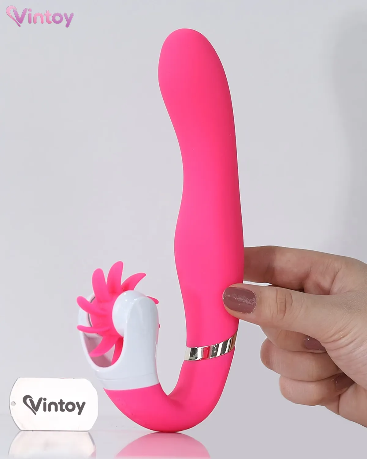 Máy massage tình yêu CHI Lưỡi giả rung xoay 12 chế độ tỏa nhiệt