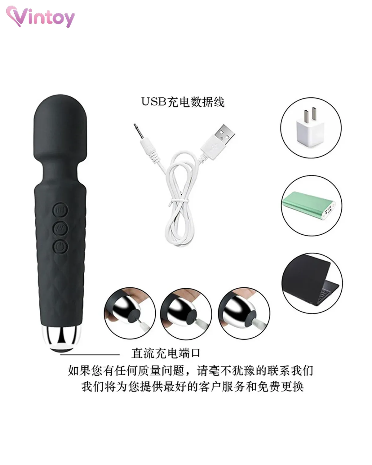 Chày rung Dibe Mini massage đa cấp độ rung thụt tự động 5