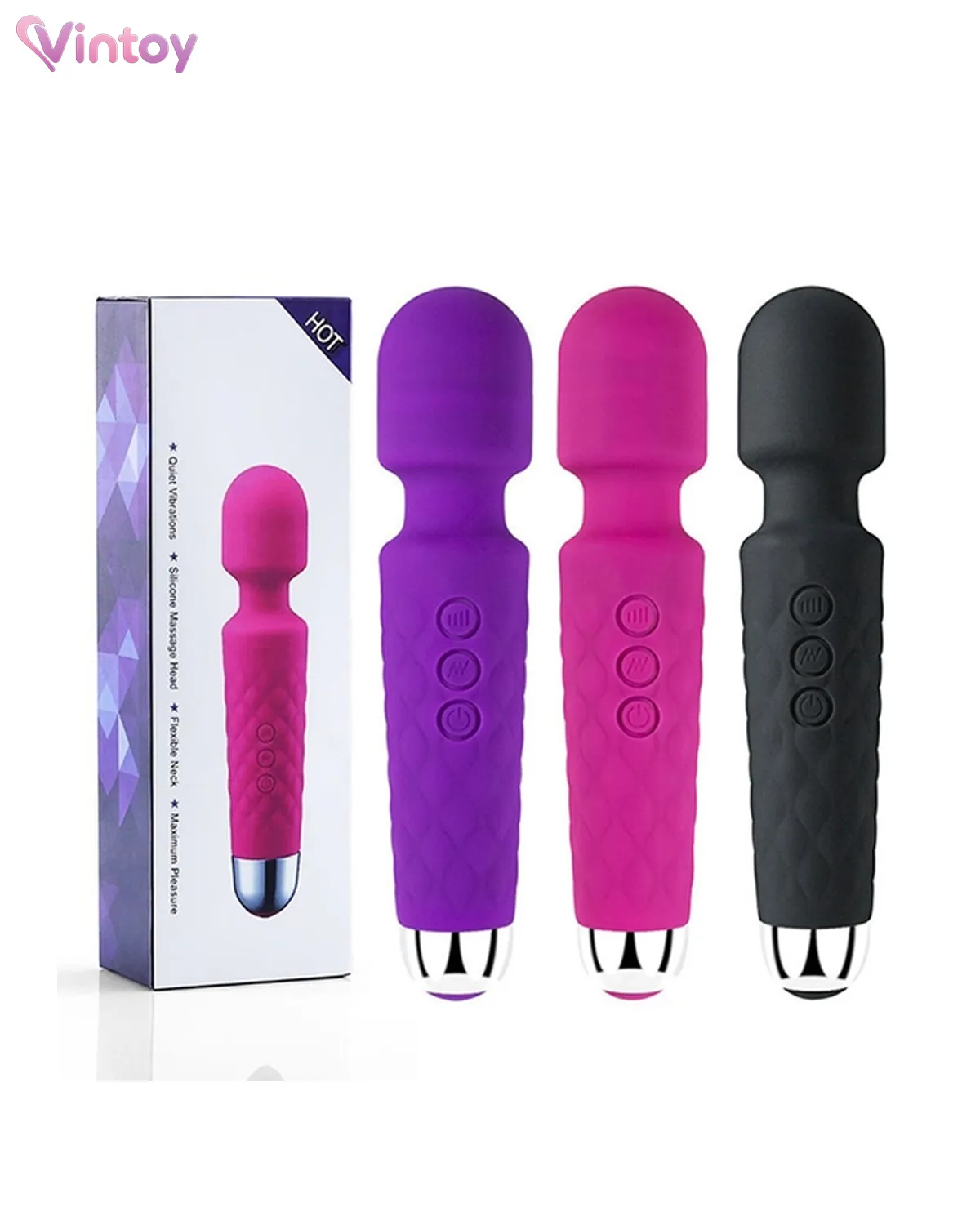 Chày rung Dibe Mini massage đa cấp độ rung thụt tự động