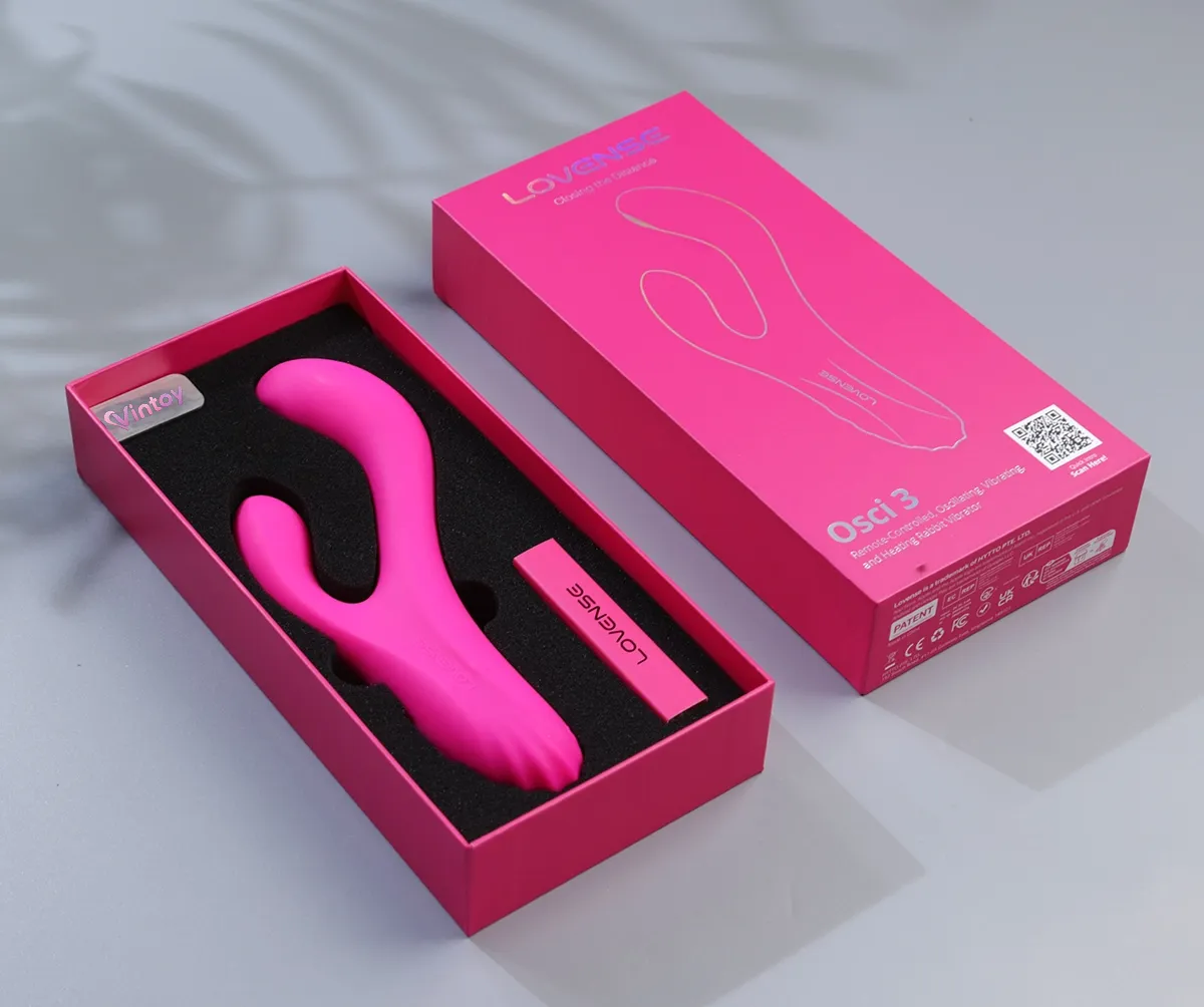 Lovense Osci 3 máy rung 2 đầu tỏa nhiệt sưởi ấm kết nối App 4