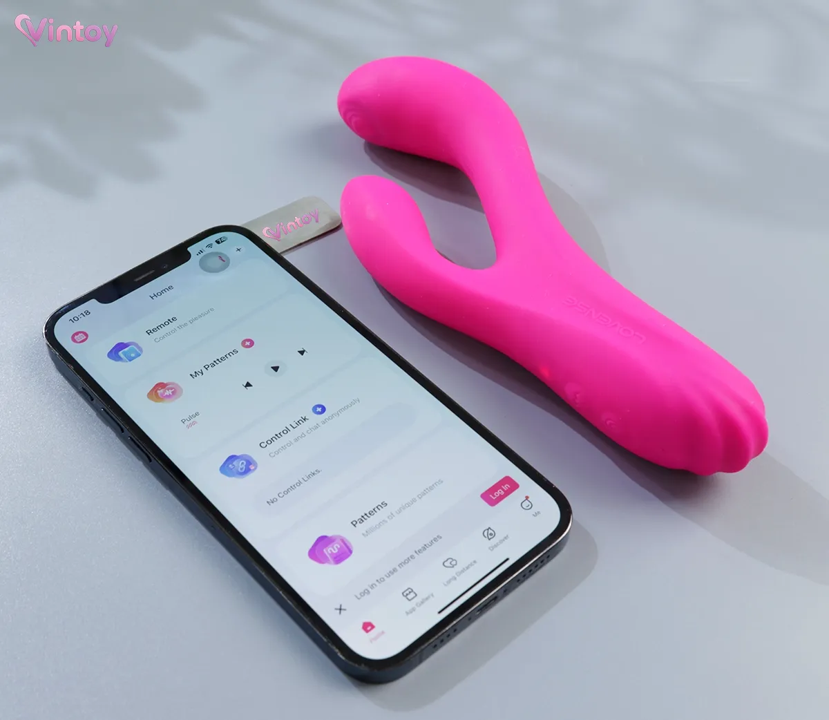 Lovense Osci 3 máy rung 2 đầu tỏa nhiệt sưởi ấm kết nối App 8