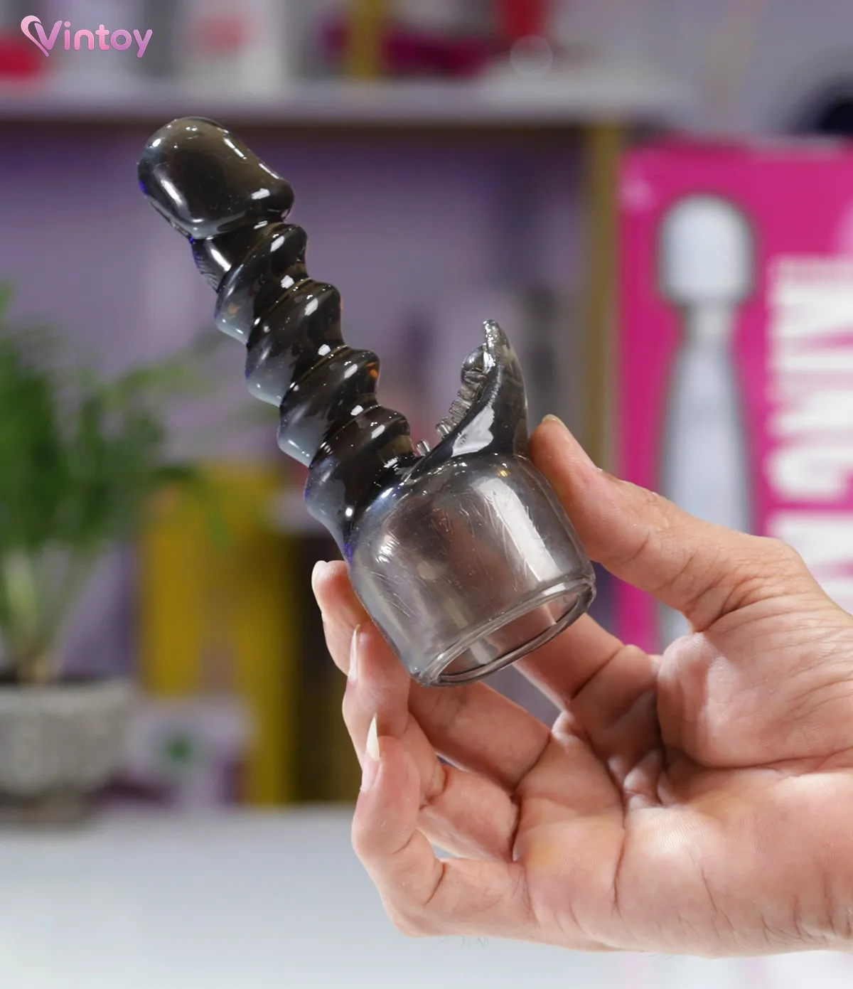 Chày rung Luoge King Kong rung đa chế độ cực mạnh pin sạc 11