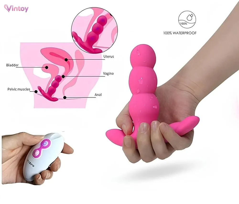 Đồ chơi hậu môn Nalone PEARL rung ngoáy xoay 360 độ 7 chế độ 5