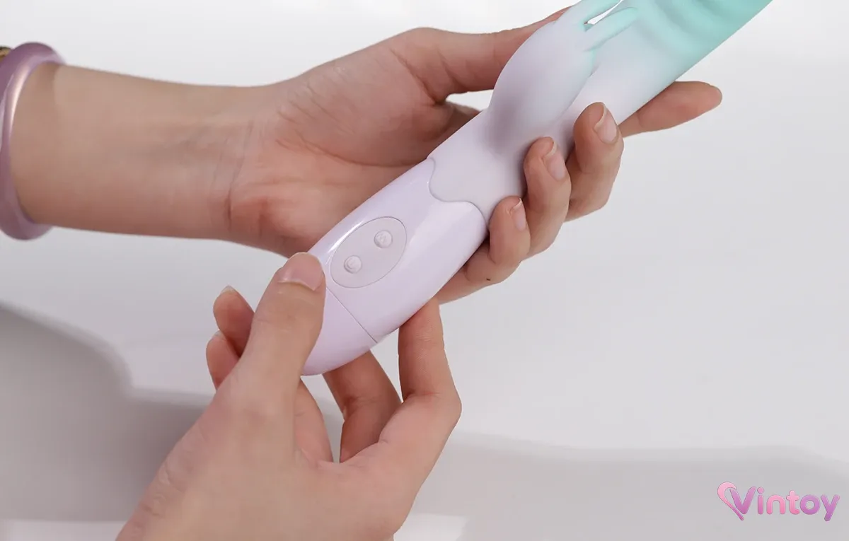 Chày rung massage Pretty Love Cerberus tai thỏ 30 chế độ 8