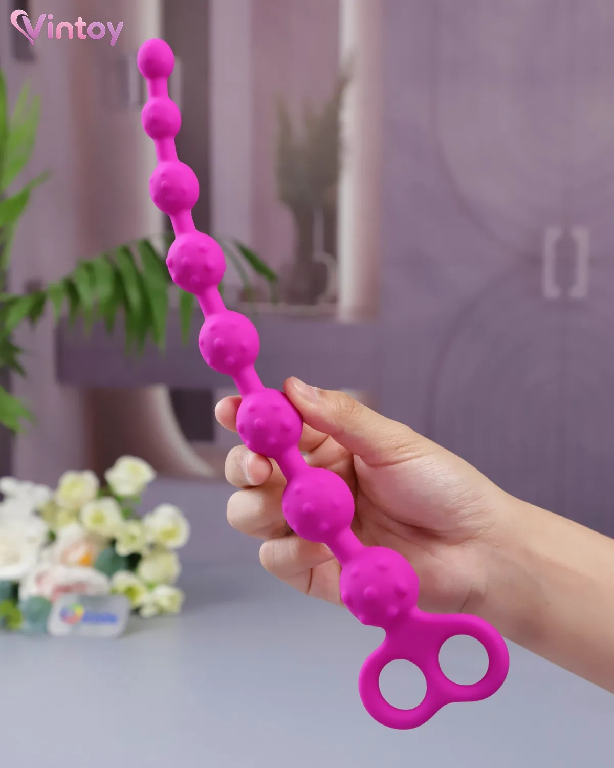 Đồ chơi hậu môn Pretty Love silicone siêu mềm mịn và dài 1
