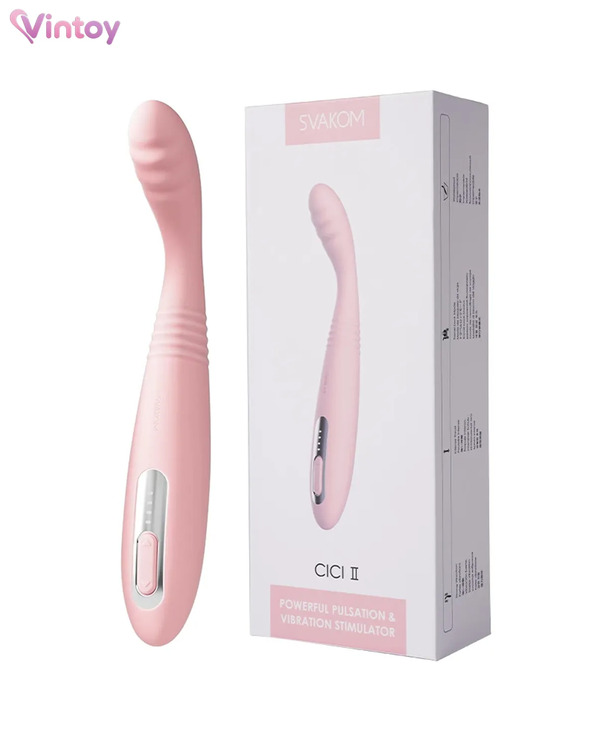 Svakom Cici 2 Máy massage điểm G có rung thụt mini silicone 2