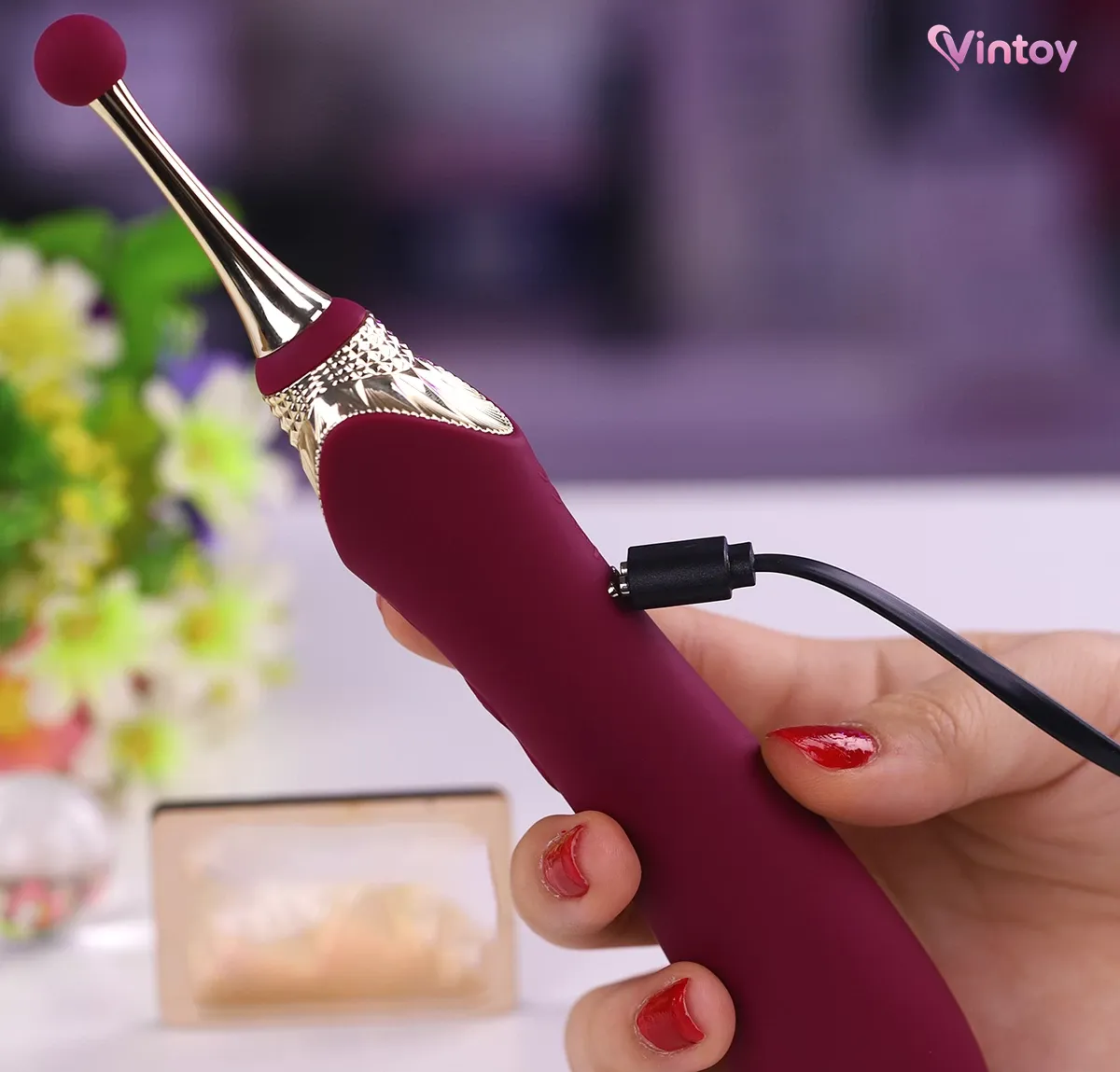 Chày rung Zalo Queen Bess 2 với 4 đầu phụ thay thế kích thích 14