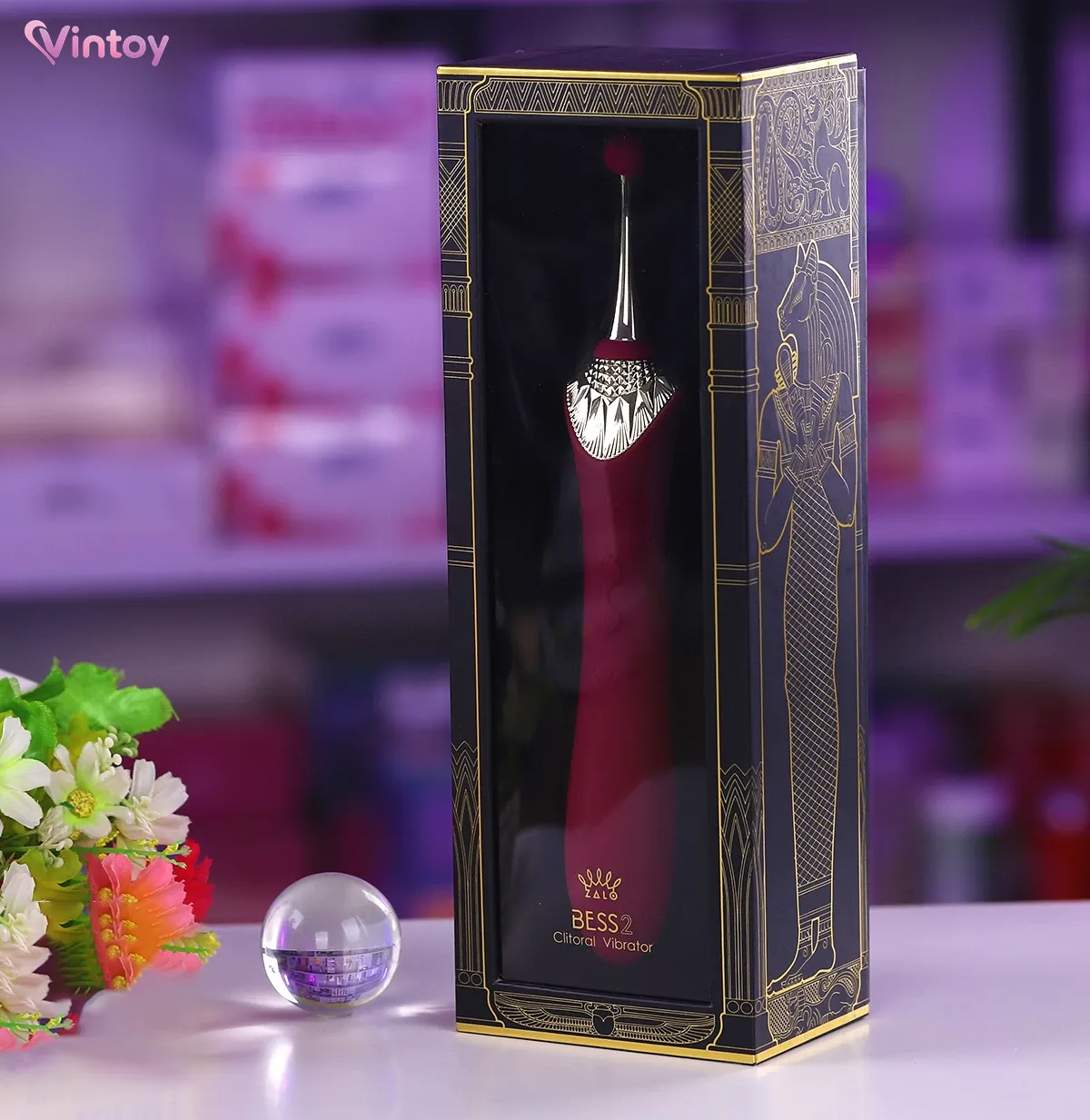 Chày rung Zalo Queen Bess 2 với 4 đầu phụ thay thế kích thích 7