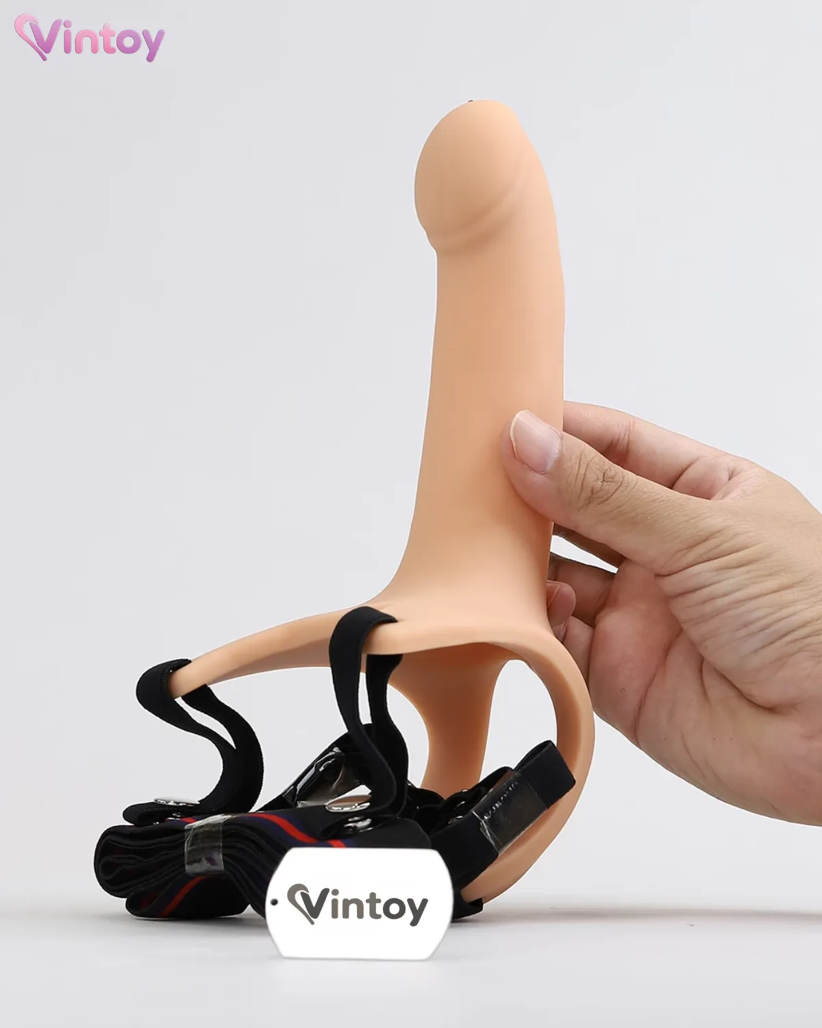 Dương vật giả Hollow Strap-On mềm mịn tăng kích thước 1