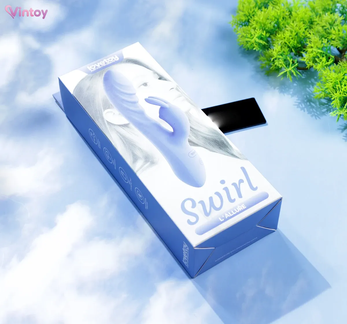 Máy massage tai thỏ Lovetoy L'Allure Swirl 10 chế độ kích thích 5